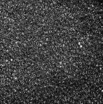 Rough and textured view of foam closeup