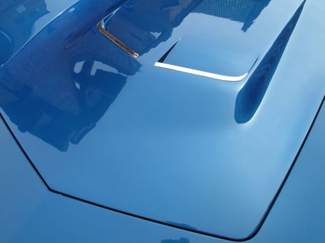 Detail of Chevrolet Corvette - a collectors item.