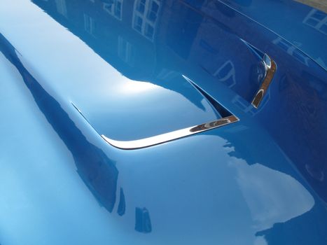 Detail of Chevrolet Corvette - a collectors item.
