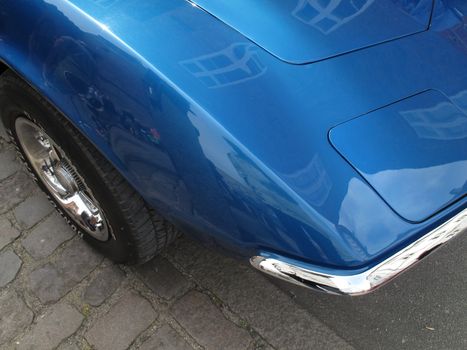 Detail of Chevrolet Corvette - a collectors item.
