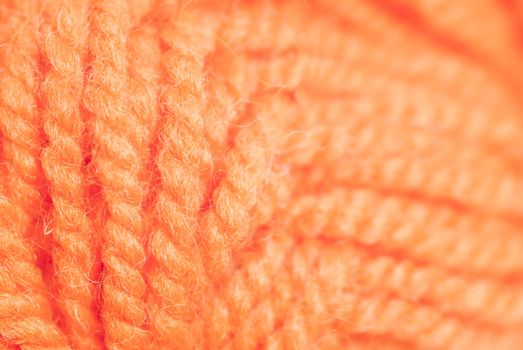 Orange wool for knitting/Crochet.