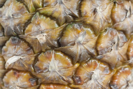 Macro image of pineapple skin.