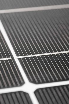 Macro image of Photovoltaic solar panel.