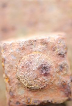 Macro image of rust texture.