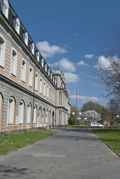 Koblenz Gate or Koblenzer Tor, gives access to the east wing of the long range of buildings of Bonn University