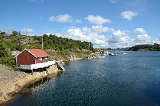A typical sea landscape in western Sweden