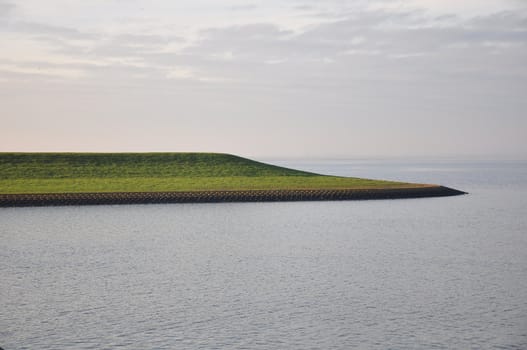 Dike at North Sea