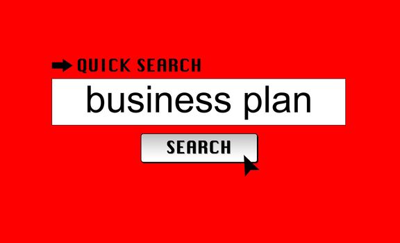 Searching for 'business plan' in an internet search engine.