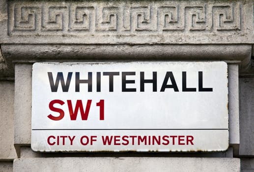 Whitehall in London, England.