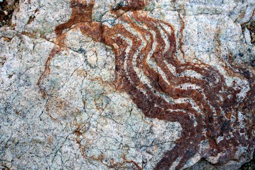 Unique natural patterns on stones