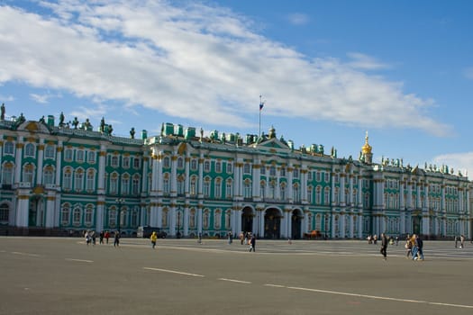 "Winter Palace", and now the Hermitage Museum. St. Petersburg. Russia.