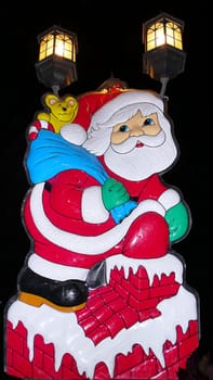 Santa Claus at Christmas Eve