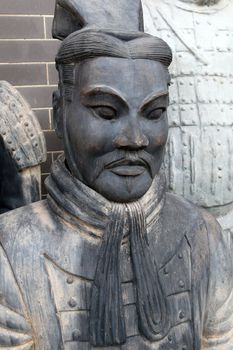 Terracotta warrior in Xian China