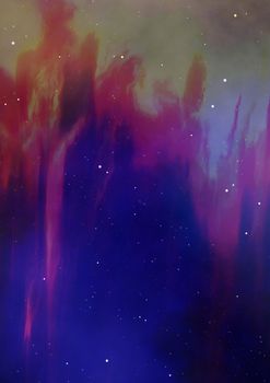 Far space being shone nebula as abstract background