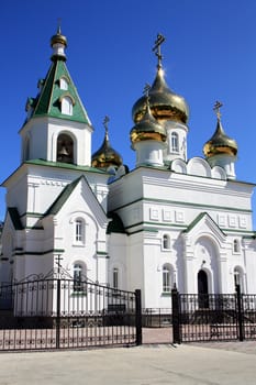 Orthodox church in village "Putjatin". Russia