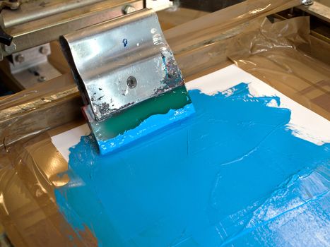 screen printing equipment and squeege