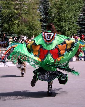 Native dancer at a Calgary festival