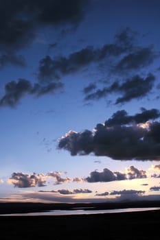 Cloudscape at sunset