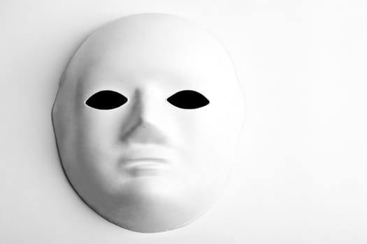 Mask over a plain background.