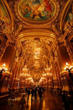 Palais or Opera Garnier & The National Academy of Music in Paris, France