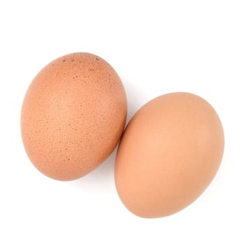 Pair Eggs Isolated