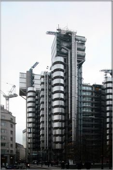 Modern building of the Lloyds of London