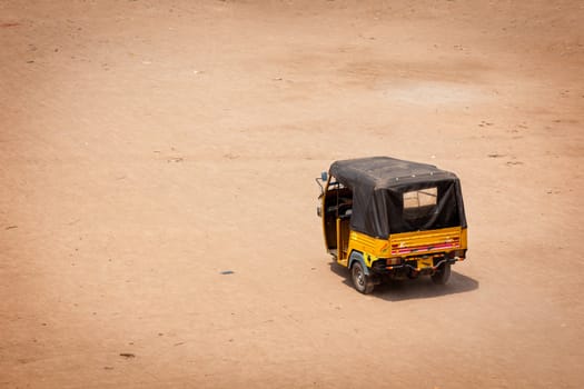 Indian auto (autorickshaw) in the street. India