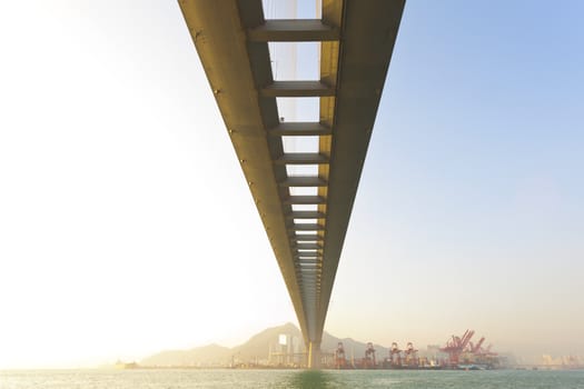 Bridge at sunset