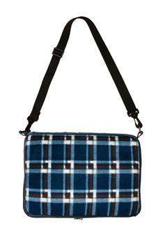 Bag plaid on a white background