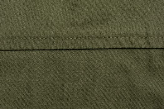 green sewing fabric