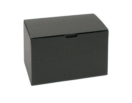 black empty paper box