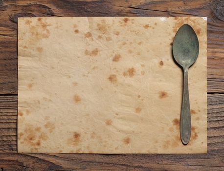 Old Paper Place Setting, old style