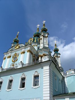 St. Andrew's church in Kiev, Ukraine