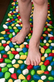 Orthopedic rug for children