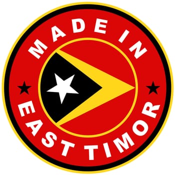 very big size made in east timor country label