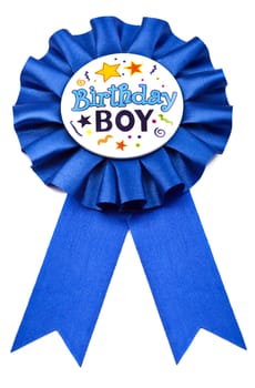 Birthday Boy badge over a plain white background.