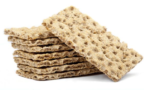 Crispbread over a plain white background.