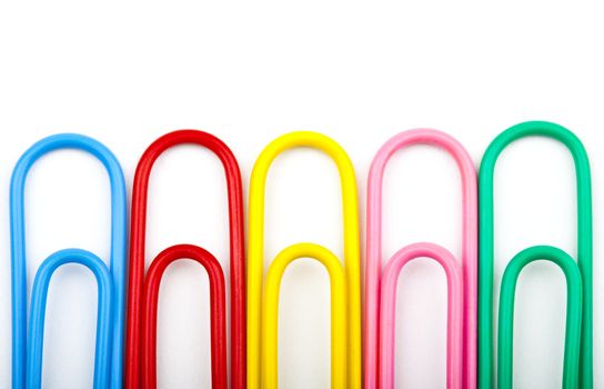 Paper Clips close-up.