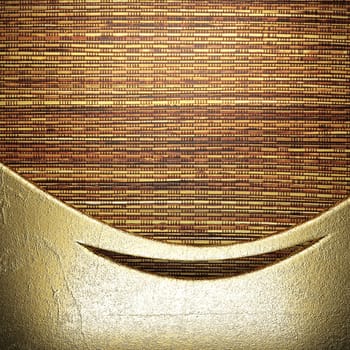 golden background made in 3D