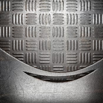 metal on wall made in 3D