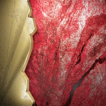 golden background made in 3D