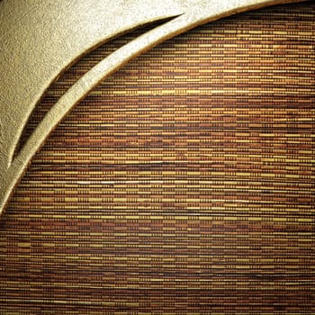 golden background made in 3D