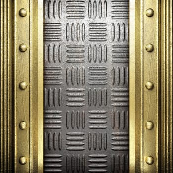golden background made in 3D