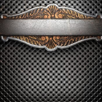 metal on wall made in 3D