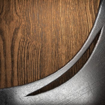 metal on wall made in 3D