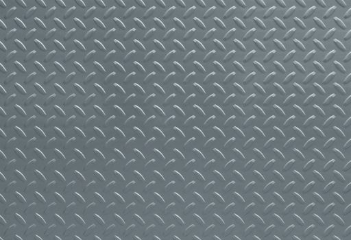 Diamond metal sheet steel texture background as a construction design element representing toughness and heavy duty industries.