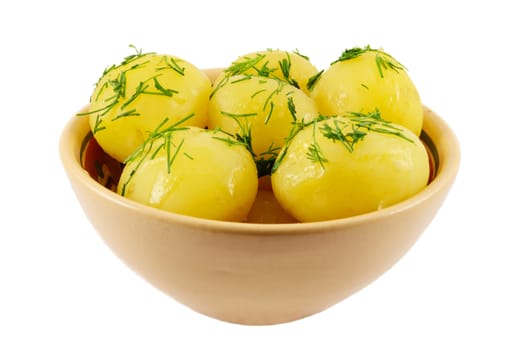 Boiled potato with fennel 