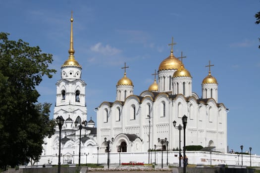 Central (Uspensky) Cathedral of Vladimir, the "Golden Ring" of Russia