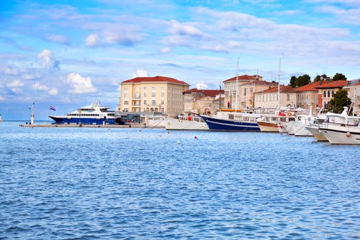 old Istrian town in Novigrad, Croatia.