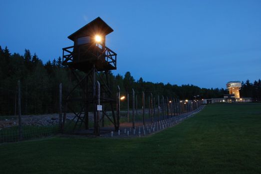 Concentration camp Vojna is a outdoor musem near Pribram, Czech Republic, where used to be detained prisoners of State in the communist era of the country (1948-1989)